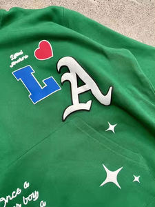 OEM Pull-over à capuche unisexe avec logo personnalisé en coton épais pour l'hiver 3D mousse pour impression bouffante col à capuche surdimensionné uni pour hommes - Product Image 3