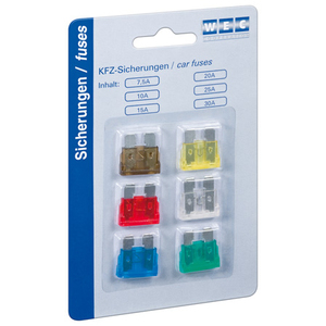 Assortimento di fusibili per auto da 6 pezzi - Product Image 1