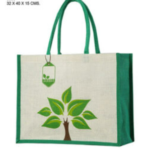 Sac fourre-tout en jute de haute qualité logo d'impression écologique blanc naturel sac à bandoulière Swiss Gear personnalisé réutilisable et écologique - Product Image 5