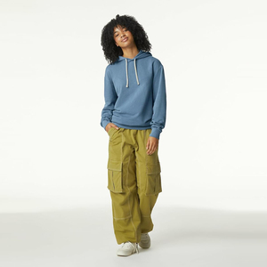 Sweat à capuche surdimensionné pour hommes 340 GSM French Terry sweat à capuche de couleur unie avec logo de transfert de chaleur Baggy Fit sweat-shirt urbain confortable - Product Image 1