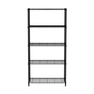 HENDI 5-Tier <b>Black</b> Storage Rack 910x455x(H)1830mm Garage <b>Shelves</b> - Product Image 1