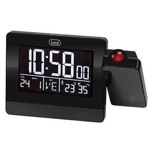 Trevi EC 884 Pj Smart <b>Table</b> <b>Clock</b> Black Alarm 0088400 for Ec 884 Pj - Product Image 1
