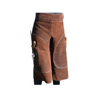 Venta al por mayor reutilizable profesional Herrero delantales Durable resistente Herrero cuero protector Blackfarrier delantal - Product Image 3