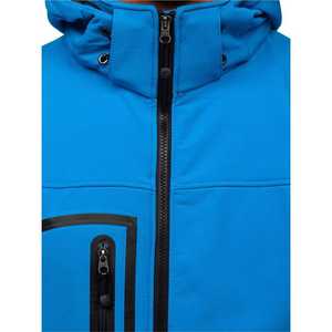 Chaqueta deportiva impermeable de alta calidad para hombre, cazadora transpirable Softshell Bomber con decoración bordada - Product Image 4
