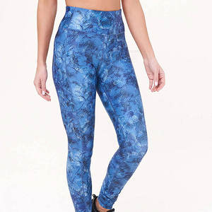 Leggings estampados de mujer con logotipo personalizado, ropa de fitness, mallas de yoga de cintura alta ajustadas y de compresión - Product Image 3