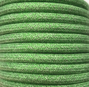 Striscia decorativa in tessuto da 5 metri, cotone verde martellato (CIR62BA02) - Product Image 1