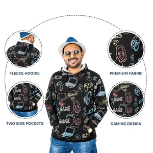 Sweat à capuche sublimé pour une marque personnalisée Parfait pour les événements et les promotions Sweats à capuche pour hommes et femmes Commandes d'entreprise idéales - Product Image 6