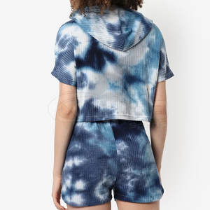 ผู้หญิงที่มีสไตล์คุณภาพสูง Cropped Hoodies ชุดขายส่งผู้หญิงออกแบบใหม่ Cropped Hoodies ชุด - Product Image 2