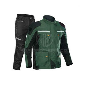 Combinaison moto robuste 2 pièces avec design coupe-vent et zones à fort impact Combinaison moto aventure 2 pièces - Product Image 2