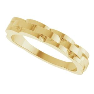 Anillo Stuller de 14K con Cadena 57992:102P, Regalo para Ocasiones Especiales - Product Image 5