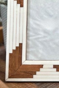 กรอบรูปฝังกระดูกสุดหรูกรอบรูปตั้งโต๊ะลายดอกไม้ทำมือสำหรับตกแต่งบ้าน - Product Image 2