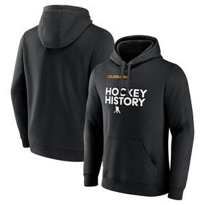 Sudadera con capucha de hockey sobre hielo de mezcla de poliéster duradero para hombre con puños acanalados Colores y tamaños personalizados para minoristas y pedidos a granel - Product Image 1