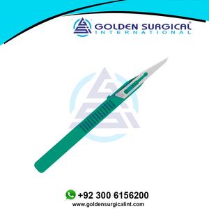 Mango de bisturí de plástico de proveedor mayorista | Instrumentos dentales médicos quirúrgicos desechables de un solo uso - Product Image 3