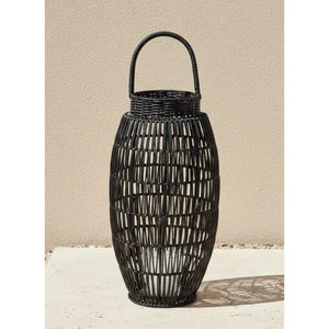 โคมไฟหวายทำด้วยมือสำหรับเทียนเป็นมิตรกับสิ่งแวดล้อมของตกแต่งบ้านสมัยใหม่เชิงเทียนราคาไม่แพง - Product Image 4