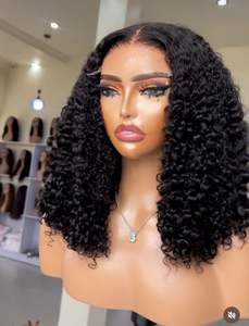 Hot Deal Fermeture en dentelle transparente Perruque birmane profonde 100% Extensions de cheveux vietnamiens Pas d'enchevêtrement Pas de perte de gros - Product Image 5