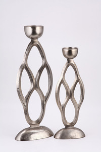 Ensemble de bougeoirs en métal Finition antique Bougeoir décoratif pour événement de mariage et éclairage intérieur - Product Image 6