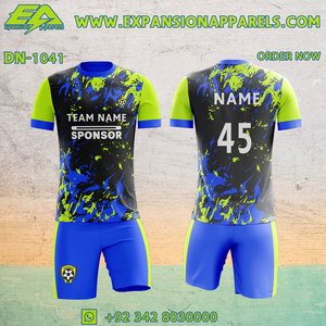 ชุดเสื้อฟุตบอลพิมพ์ลายโพลีเอสเตอร์แบบซับลิเมชันชุดเสื้อสำหรับเล่นฟุตบอลมีสไตล์ - Product Image 6