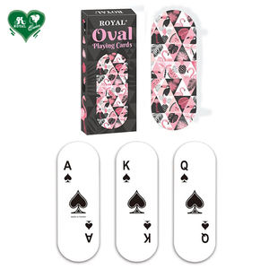 การ์ดโป๊กเกอร์กระดาษรูปไข่แบบกําหนดเองพิเศษ - Product Image 2