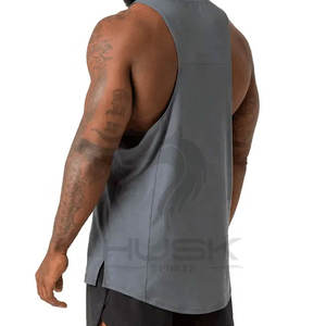 Wholesale Sport Singlet Mens Summer Tank Top Breathable Gym Clothing Muscle Fit Solid Color Premium Cotton Spandex Men - Product Image 4