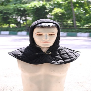 Meilleure qualité coton rembourré armure col casquette portable chevalier capuche métal caractéristique Halloween plus grande fabrication société Costume - Product Image 3