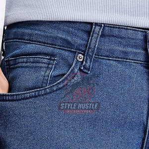 Pantalones Vaqueros para Hombre de Estilo Moderno para Uso en Exteriores, Pantalones Vaqueros de Color Sólido de la Mejor Calidad para Hombre - Product Image 4