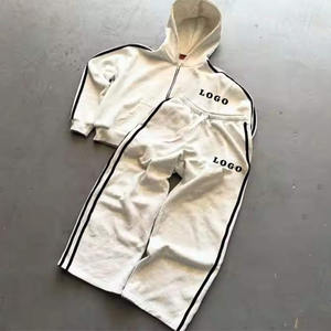 Chándales transpirables Trajes de jogging Logotipo y diseño personalizados Jogger de gran tamaño Hombres Heavyweight Sweat suit Sets - Product Image 2