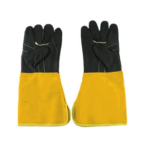 ถุงมือหนังสำหรับผู้ชายถุงมือผ้าฝ้ายนุ่มกันน้ำใช้สำหรับงานเชื่อมงานตามสั่ง - Product Image 5