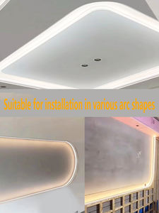 Lampe linéaire incurvée arbitraire de haute qualité Offres Spéciales arc circulaire pré-intégré rainure en aluminium de flexion gauche et droite - Product Image 3