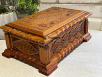 Table de toilette de luxe Tradebyd en bois massif sculpté, sur mesure, de haute qualité, meuble artisanal pour maisons de caractère, DIY Maison