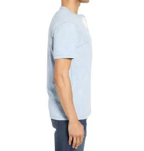 เสื้อเชิ้ตผู้ชายแบบทางการ ผ้าถักโพลีเอสเตอร์/คอตตอน ทรงปกติ สีพื้น รับสกรีนลายตามสั่ง เป็นมิตรต่อสิ่งแวดล้อม ระบายอากาศได้ดี แห้งเร็ว - Product Image 3