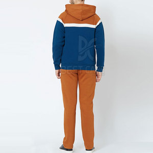 Chándal de hombre de color sólido, diseño y talla personalizados, con cremallera, precio bajo, venta al por mayor, calidad premium, hecho en Pakistán. - Product Image 2