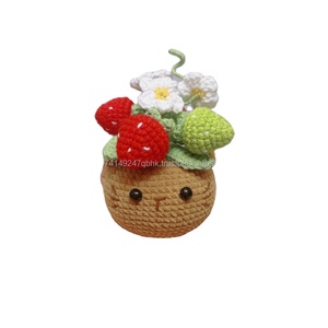 Jouet en peluche Amigurumi fait main, poupée tricotée au crochet, animaux en peluche pour bébé et enfant, jouets OEM bon marché en gros au Viet Nam - Product Image 1