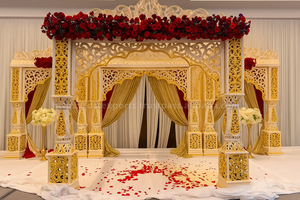 Grand Frp กรอบประตูฉากหลังสำหรับเวทีแต่งงานขายดีอุปกรณ์ตกแต่งเวทีงานแต่งงานการตกแต่งเวทีสำหรับงานแต่งงาน - Product Image 3