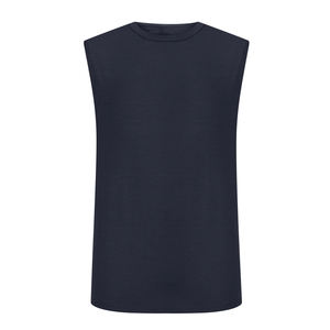 Prix usine 220gsm 100% coton Gym débardeur logo personnalisé blanc plaine sans manches T-Shirt séchage rapide respirant tricoté - Product Image 2