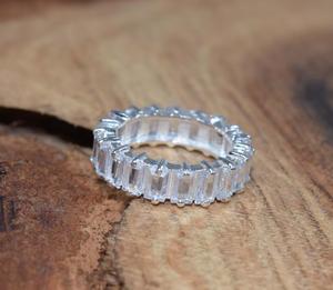 Cubic Zirconia 925 plata esterlina elegante anillo de piedras preciosas nueva colección regalo joyería - Product Image 3