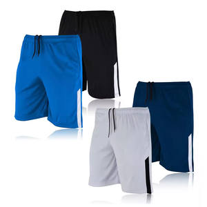 Con bolsillos con cremallera, pantalones cortos deportivos transpirables ligeros de secado rápido para entrenamiento de gimnasia para hombres - Product Image 2