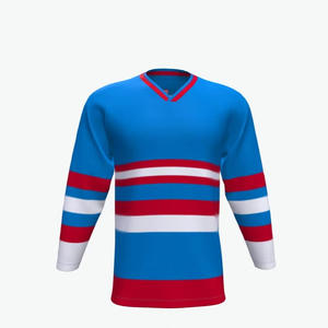 Diseño personalizado Ropa de hockey Uniforme Entrenamiento Jersey de hockey sobre hielo con logotipo del equipo Bordado Deportes cosidos - Product Image 3