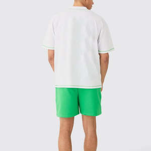 T-shirt personnalisé Short de survêtement T-shirt surdimensionné pour hommes T-shirts en coton 100% Ensemble t-shirt et short pour hommes - Product Image 3