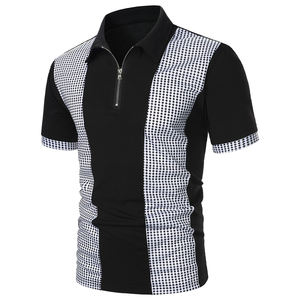Meilleur fabricant Vente chaude Nouveau design Streetwear T-shirts pour hommes Logo personnalisé Polyester Couleur unie Uniforme Polo de golf - Product Image 2