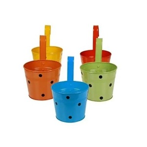 Jardinière de fantaisie en cuivre antique pointillé moderne décorative personnalisée avec logo imprimé Vente en gros fait à la main - Product Image 6