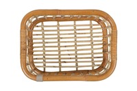 Panier de vélo rectangulaire en rotin tressé fait main Bao Minh, style bohème, spacieux et écologique, modèle 2024, vente chaude