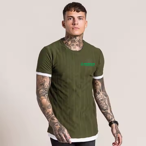 เสื้อยืดโมดอลขายส่งสำหรับฤดูร้อน แขนสั้น คอกลม พิมพ์ลายดิจิทัล ระบายอากาศได้ดี เป็นมิตรกับสิ่งแวดล้อม เสื้อลำลองสีเทาสำหรับผู้ชายและผู้หญิง ราคาประหยัด - Product Image 4