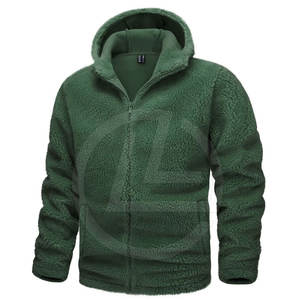 <b>Men's</b> <b>Sherpa</b> Fleece Pullover <b>Hoodie</b> with Super Soft Warm Inner Layer Winter Thermal Breathable Lightweight - Product Image 1