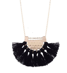 Collier Boho de luxe dernier design bijoux pour femmes et fêtes meilleur cadeau pour les filles collier pompon boho - Product Image 6