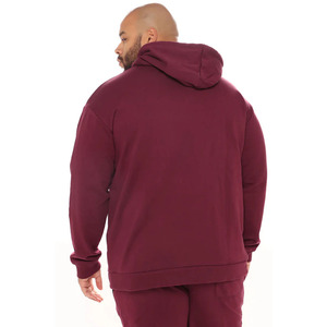 Sweats à capuche unisexes de haute qualité, imprimés sur mesure, en molleton 100% coton, surdimensionnés, avec poche, vente en gros - Product Image 3