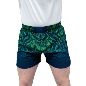 Shorts de MMA et de Muay Thai personnalisés en polyester/coton, à séchage rapide, respirants, légers et compressifs, avec impression par transfert thermique - Product Image 1
