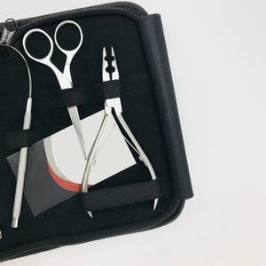 Kit d'extension de cheveux de salon professionnel perles liens Extension et Kit d'outils de perles ensemble de pinces étiquette privée extension de cheveux en gros - Product Image 6