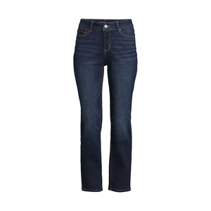 Pantalones Vaqueros de Mezclilla de Alta Calidad, Elegantes, Casuales, a Precio Económico, para Mujer, Color Sólido Personalizado, Corte Regular, Lavado Premium, Cintura Media - Product Image 4