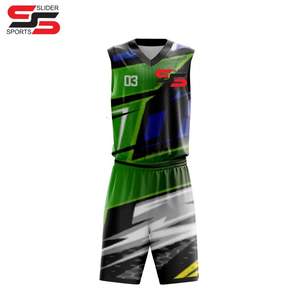 Uniforme de baloncesto de calidad superior con el mejor diseño personalizado 2025, uniforme de baloncesto con nombre de equipo personalizado de secado rápido - Product Image 1