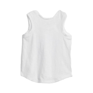 Colorblock Retro <b>Racer</b> Tank with Contrast Stitching and Cotton-Spandex Blend for Maximum Movement made in Pakistan - Product Image 2